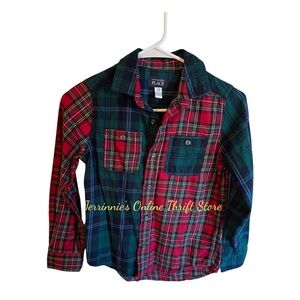 The Children's Place Multicolor Plaid Button Down Shirt